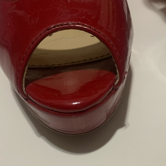 Enzo Angiolini Red Platform Heels ❤️ 👠 - Picture 8 of 12